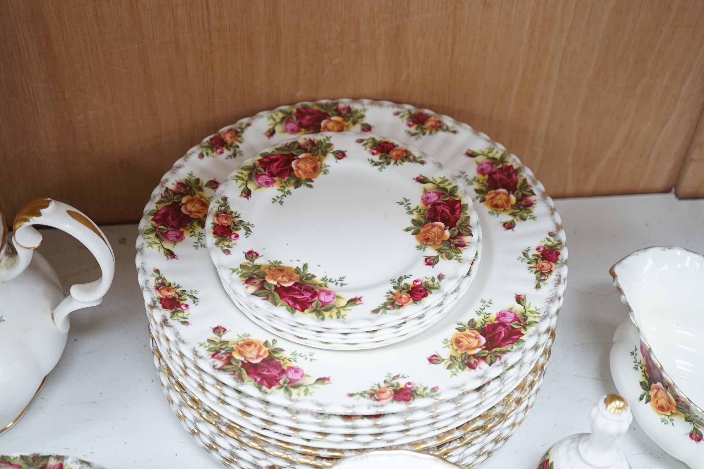 Royal Albert Old Country Roses teaset, factory seconds